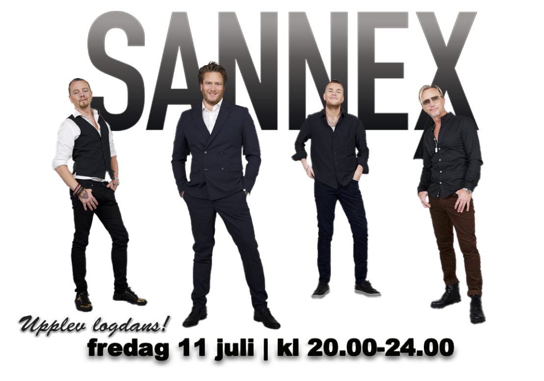 DANS PÅ SKÄLBY LOGE 11 JULI TILL SANNEX!